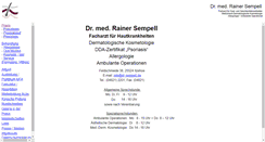 Desktop Screenshot of dr-sempell.de