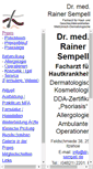 Mobile Screenshot of dr-sempell.de
